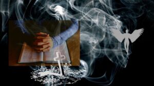 God is able to keep us from falling. 3 A man of God praying powerfully in tongues