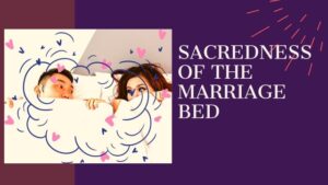 The sacredness of the marriage bed 5 A couple having fun