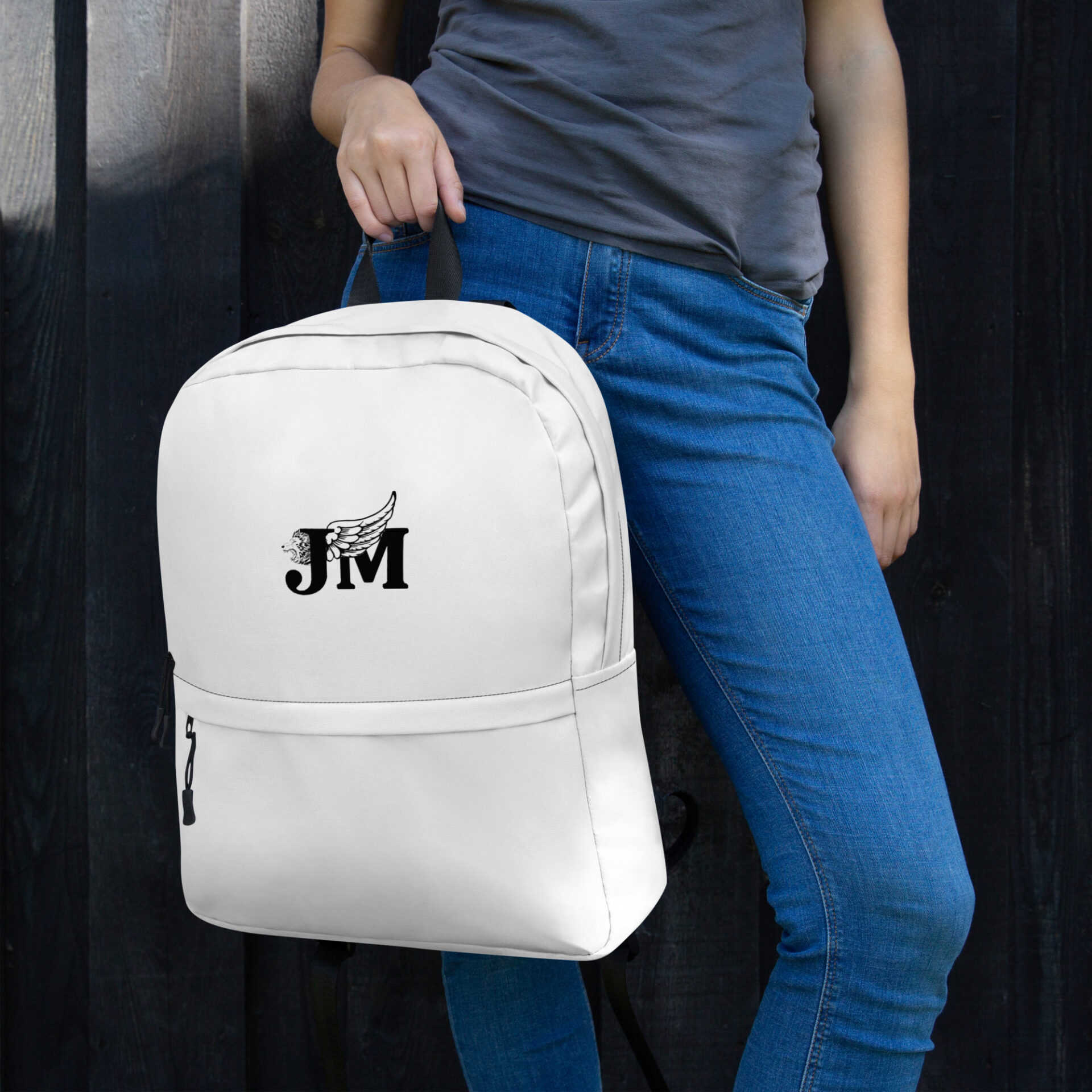 White Backpack 2 White Backpack - Image 2