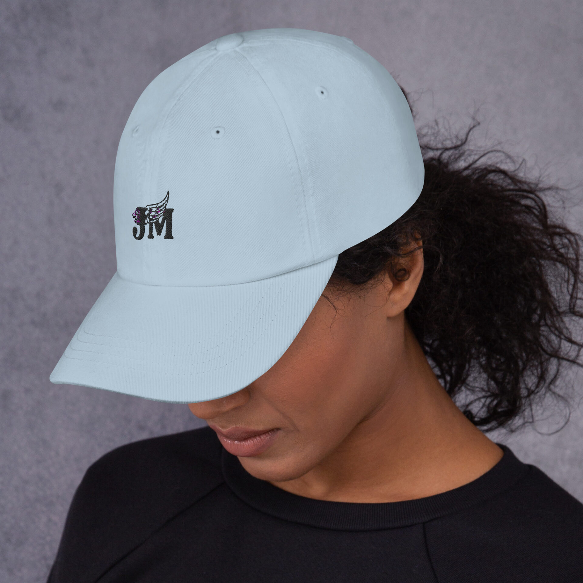 Dad hat with black logo 11 Dad hat with black logo - Image 11