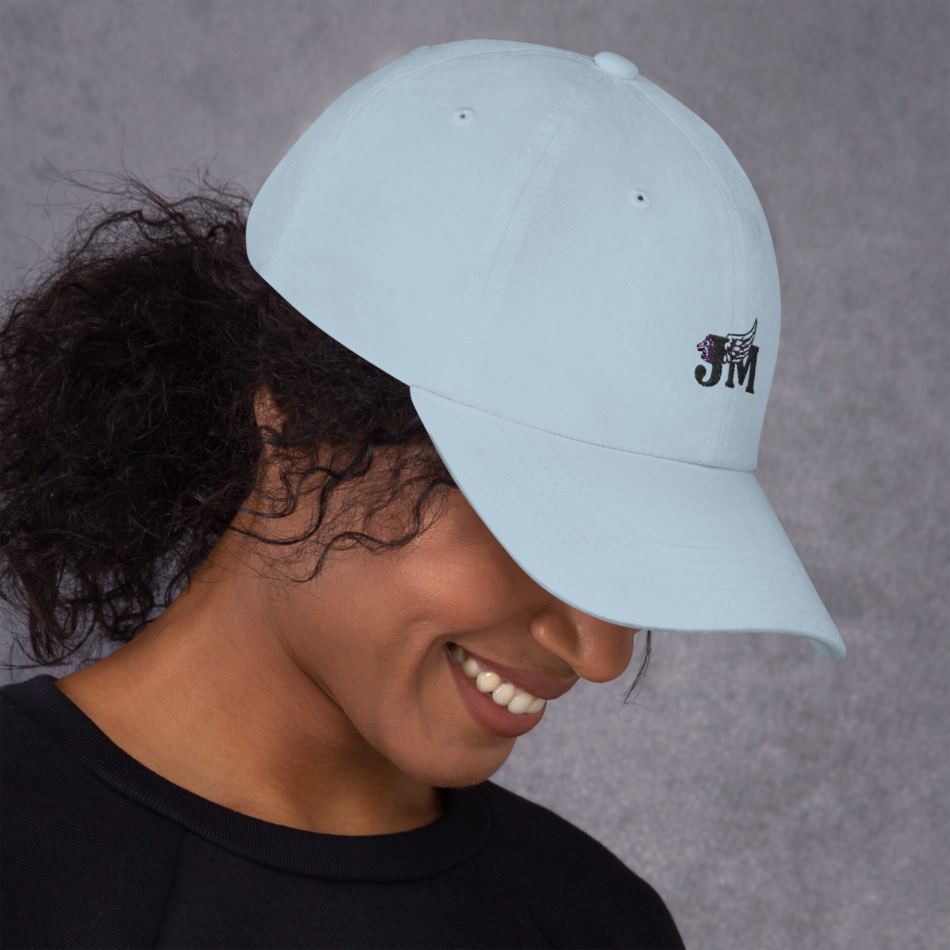 Dad hat with black logo 12 Dad hat with black logo - Image 12