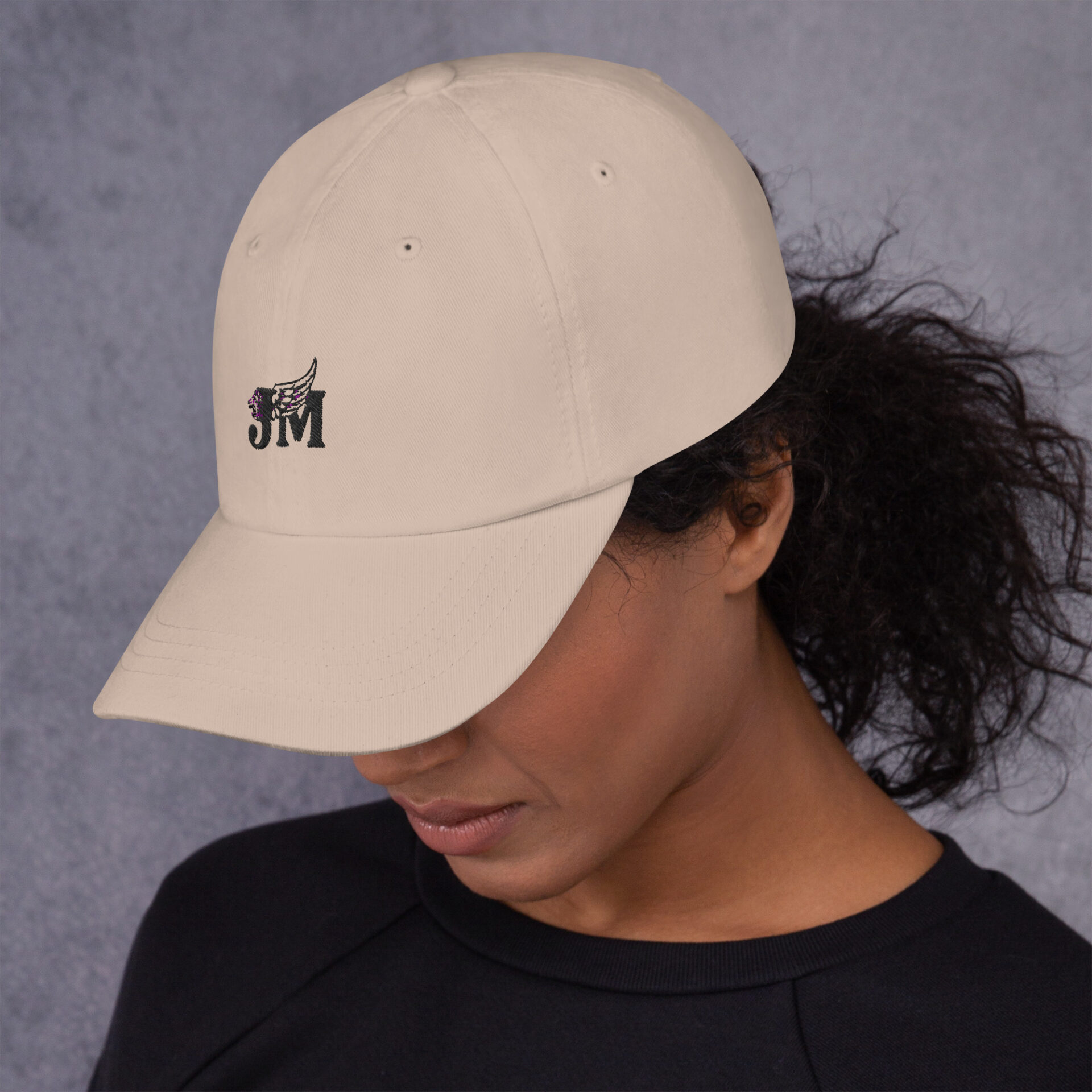 Dad hat with black logo 5 Dad hat with black logo - Image 5