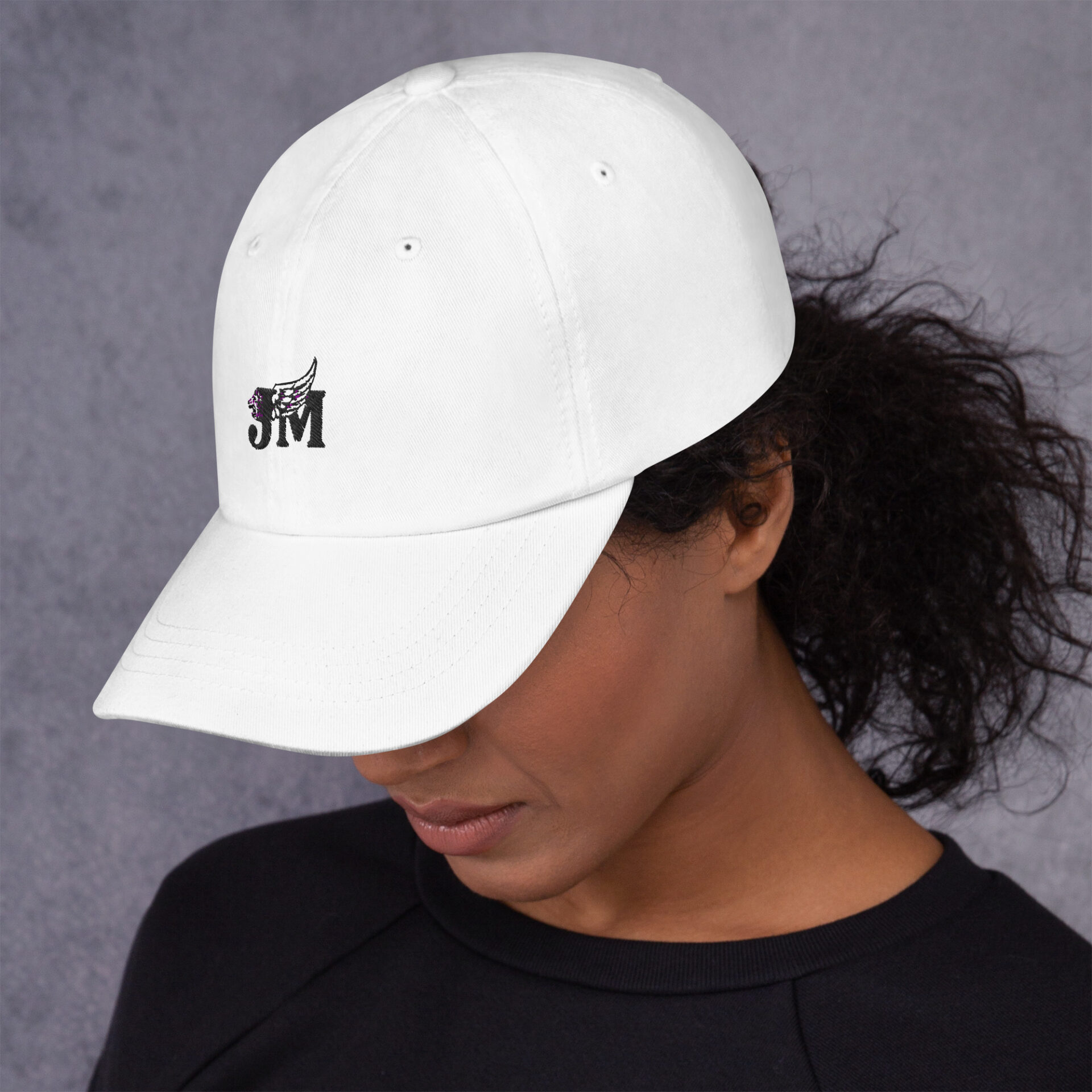 Dad hat with black logo 14 Dad hat with black logo - Image 14
