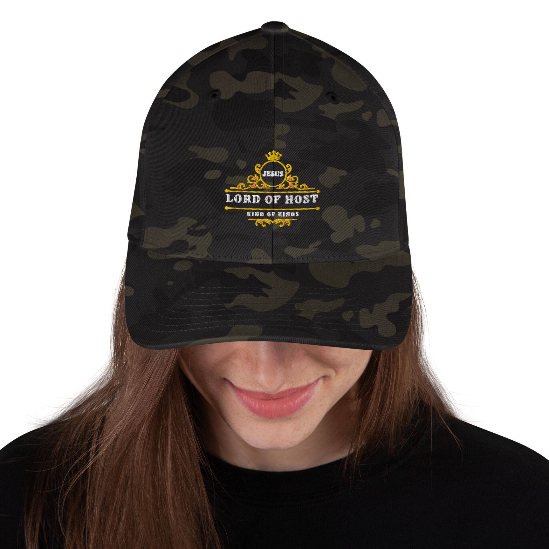 Structured Twill Cap with a Lord of Host logo 1 Structured Twill Cap with a Lord of Host logo