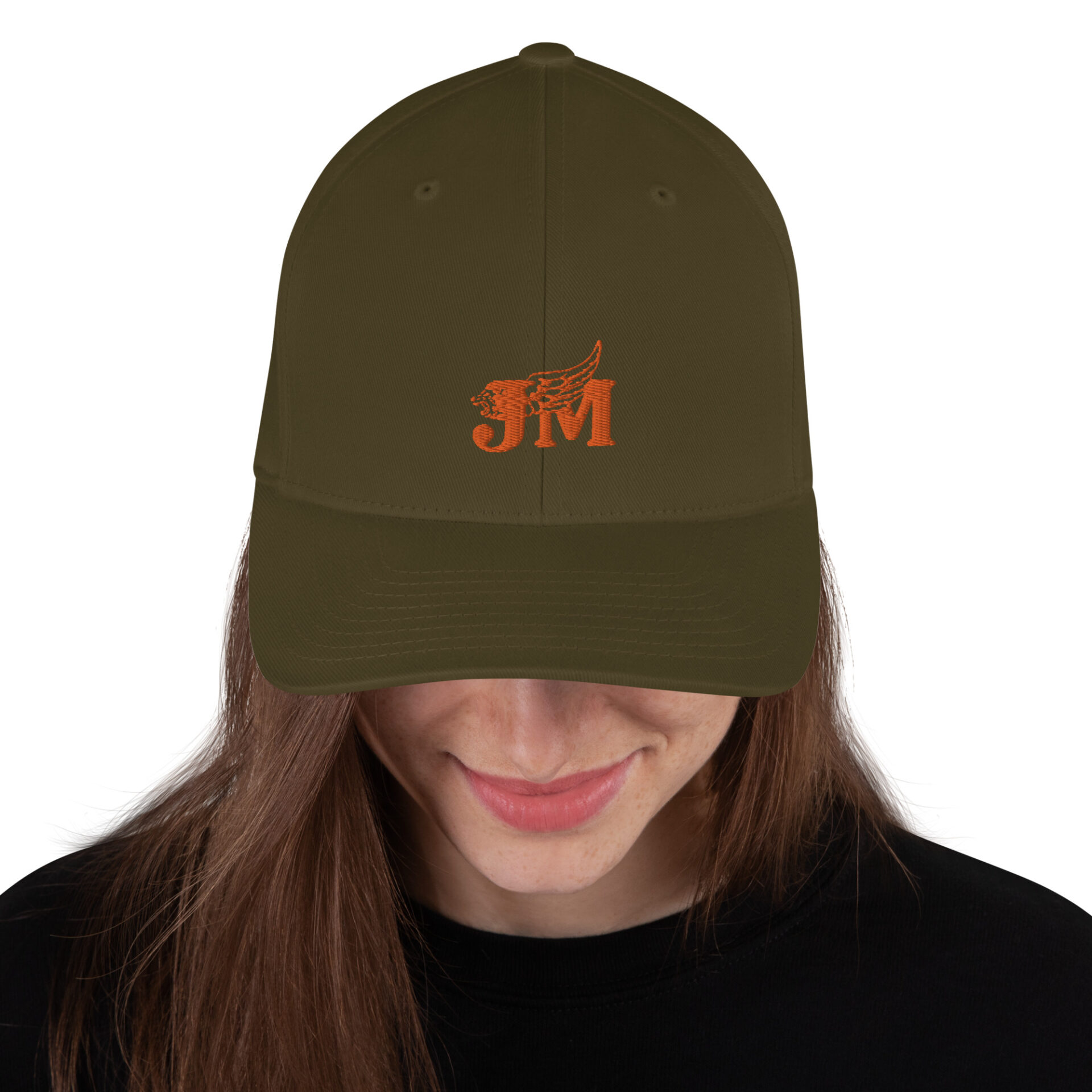 Structured Twill Cap with Orange Logo 17 Structured Twill Cap with Orange Logo - Image 17