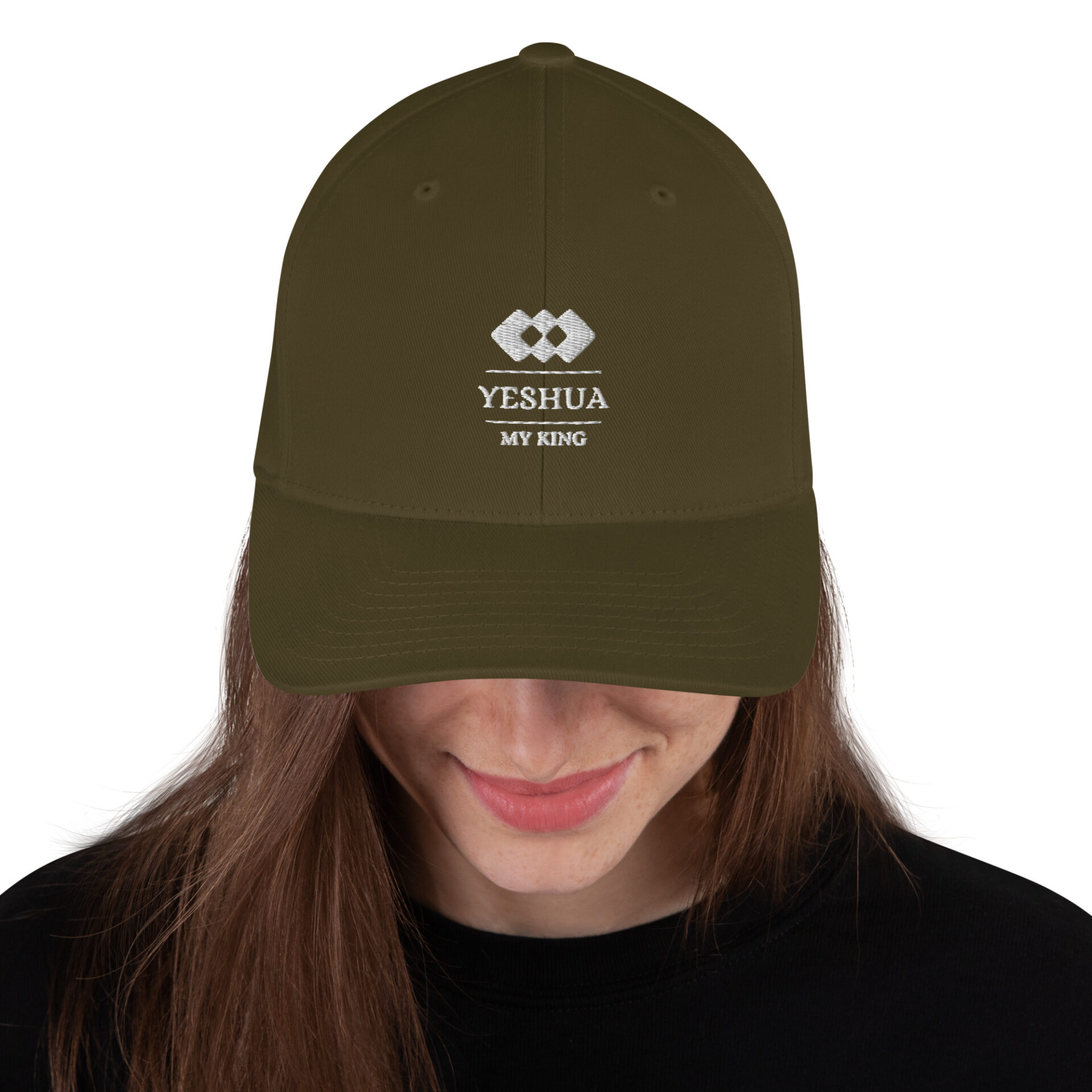 Structured Twill Cap with a Yeshua trangle Logo 11 Structured Twill Cap with a Yeshua trangle Logo - Image 11