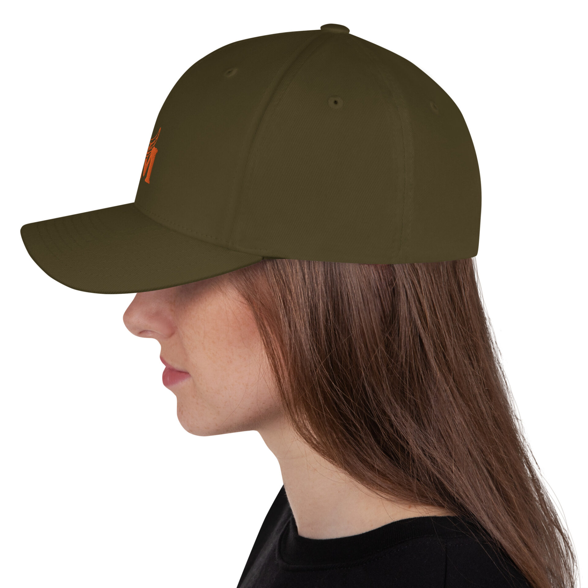 Structured Twill Cap with Orange Logo 19 Structured Twill Cap with Orange Logo - Image 19