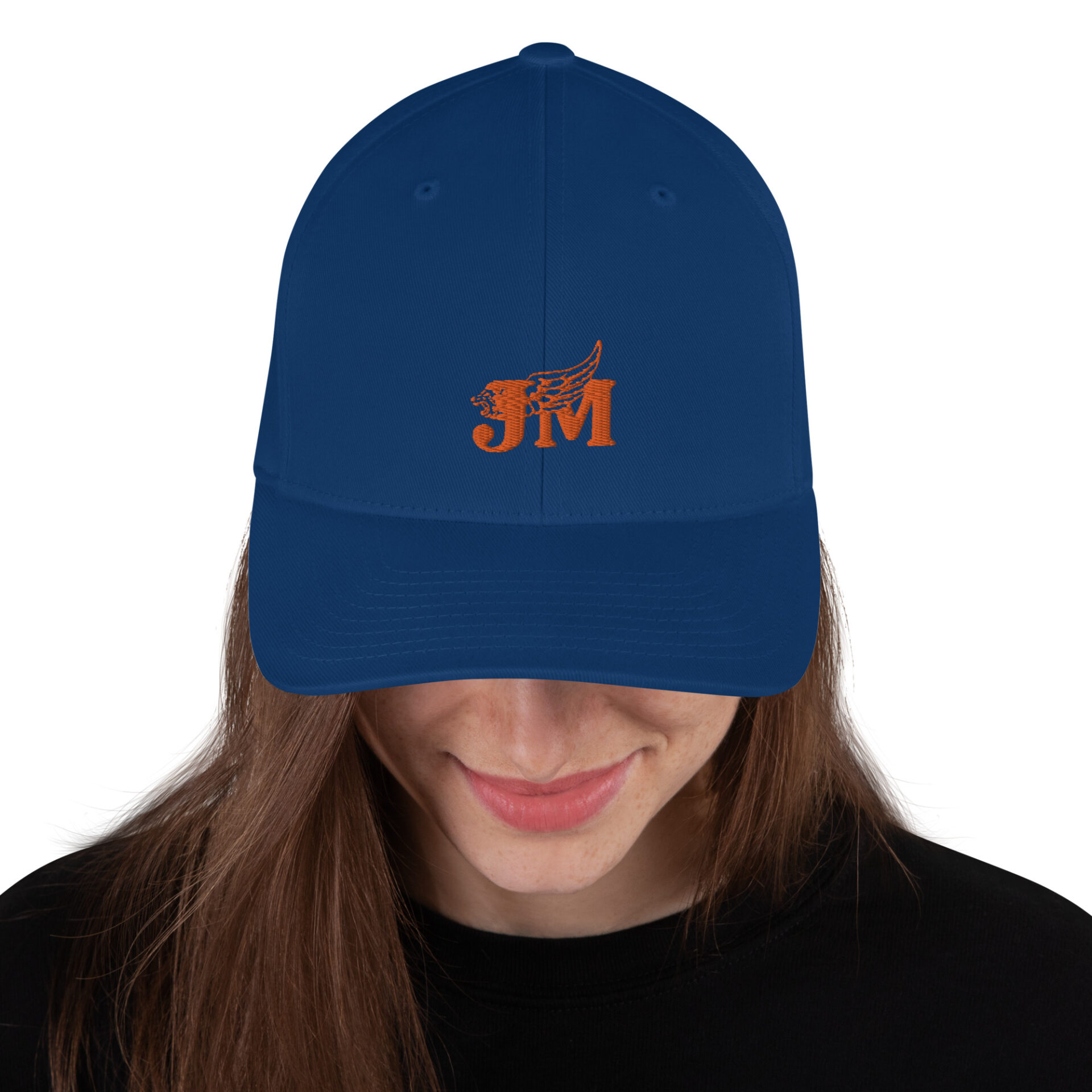 Structured Twill Cap with Orange Logo 13 Structured Twill Cap with Orange Logo - Image 13