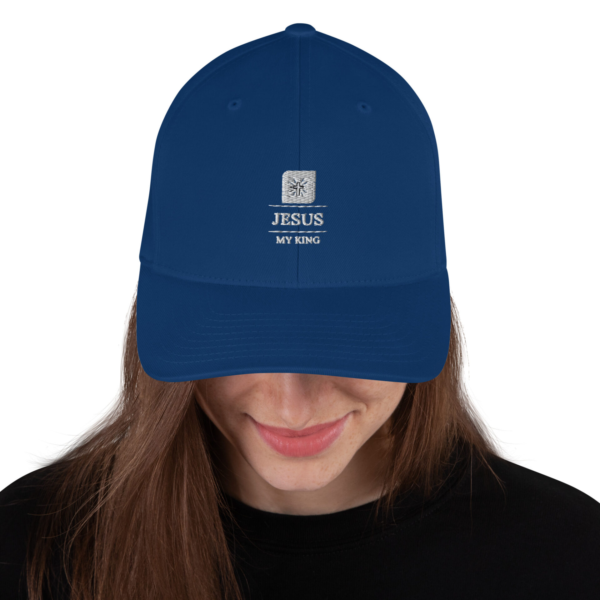 Structured Twill Cap with a Jesus my King Logo 7 Structured Twill Cap with a Jesus my King Logo - Image 7
