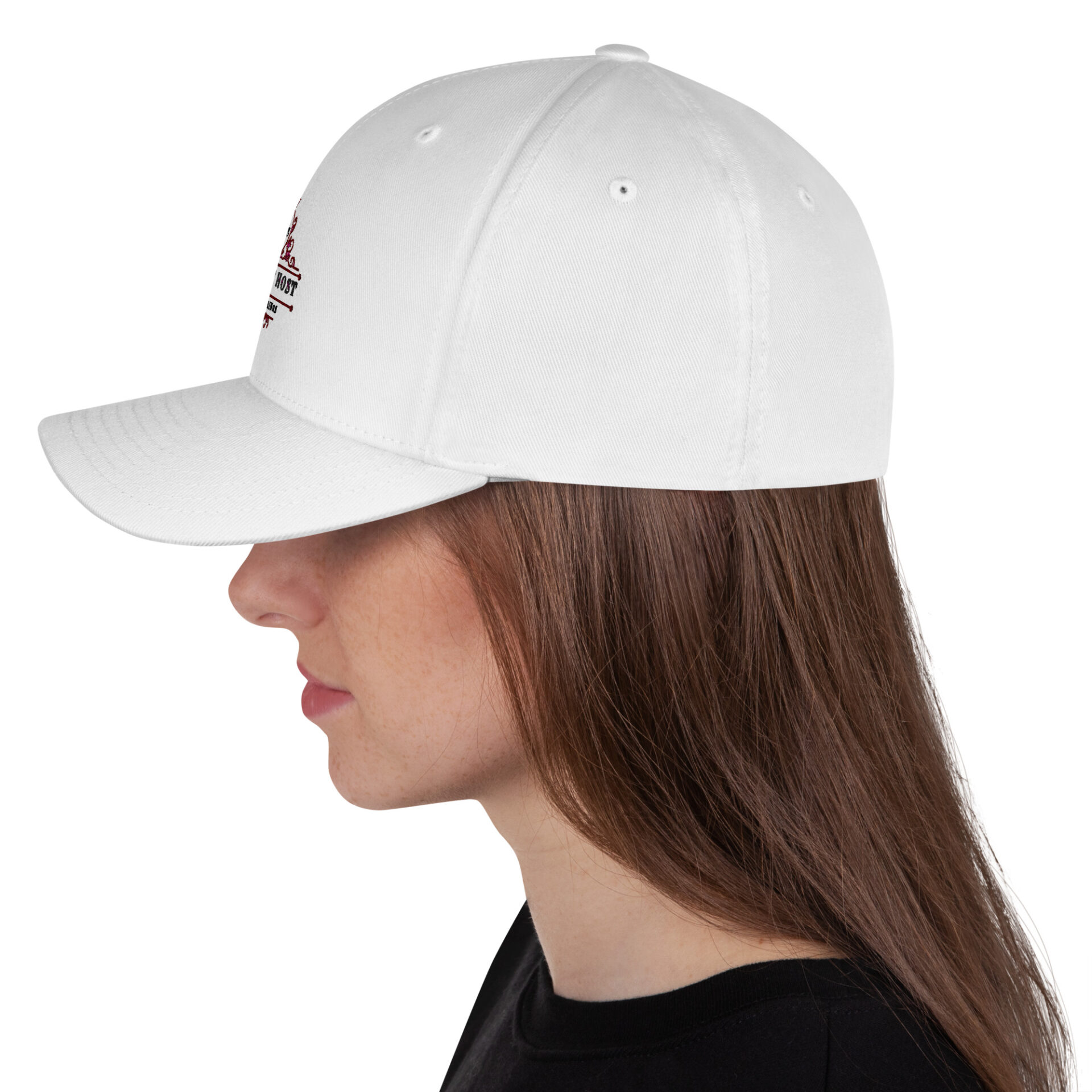 white Structured Twill Cap with Lord of Host Logo 4 white Structured Twill Cap with Lord of Host Logo - Image 4