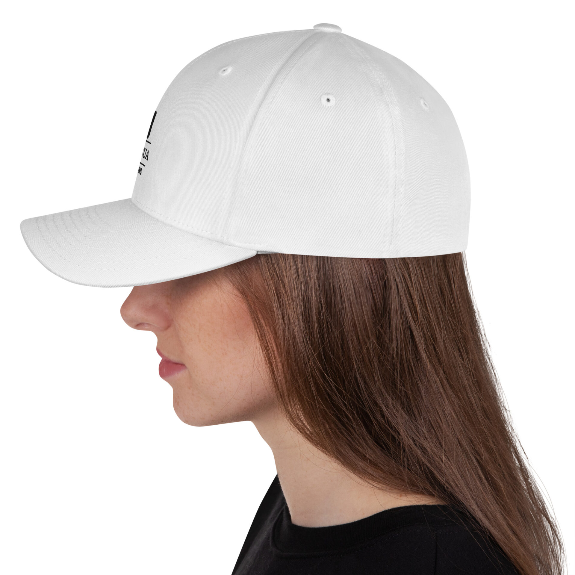 White and Khaki Structured Twill Cap with Yeshua Logo 4 White and Khaki Structured Twill Cap with Yeshua Logo - Image 4