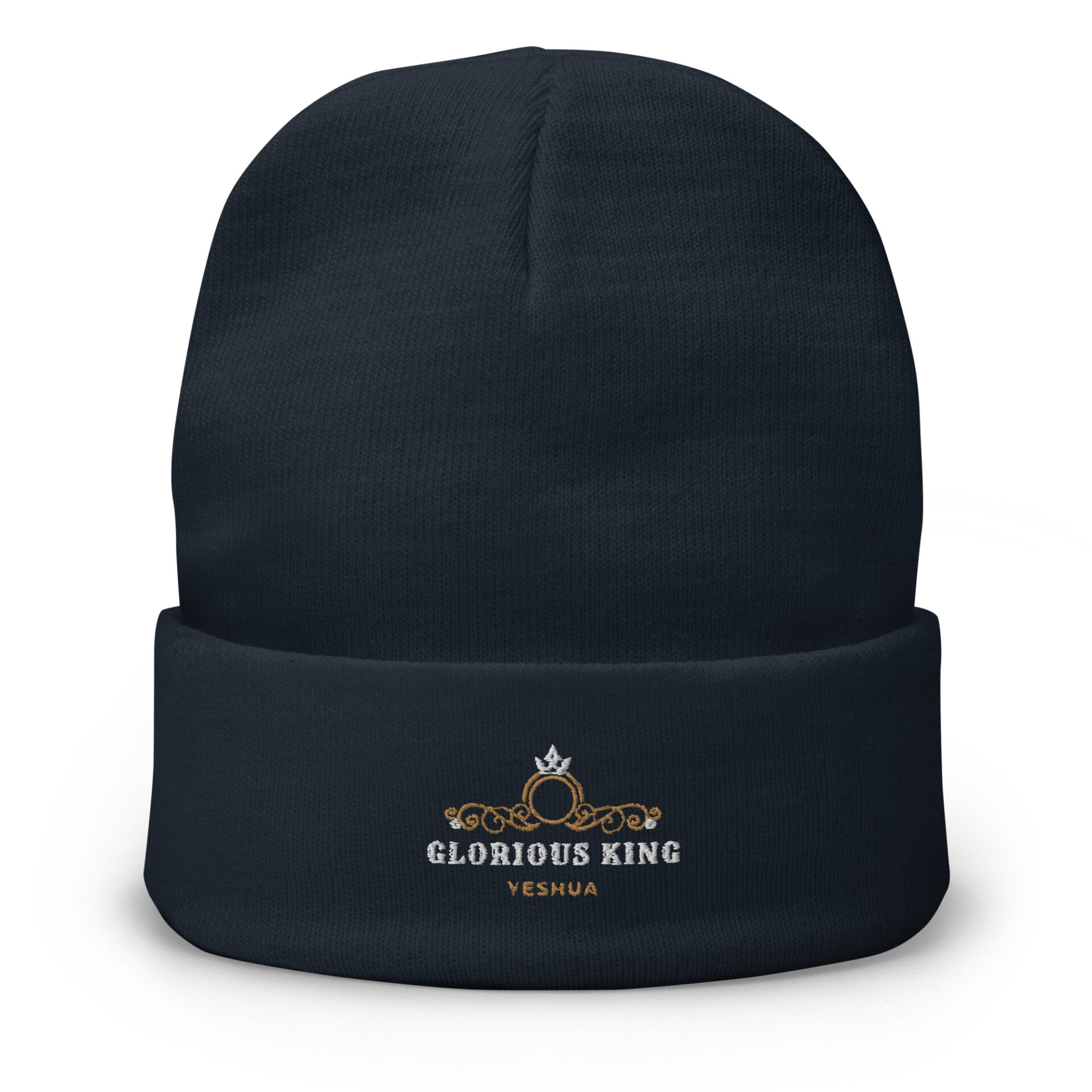 Embroidered Beanie with a Glorious King logo 2 Embroidered Beanie with a Glorious King logo - Image 2