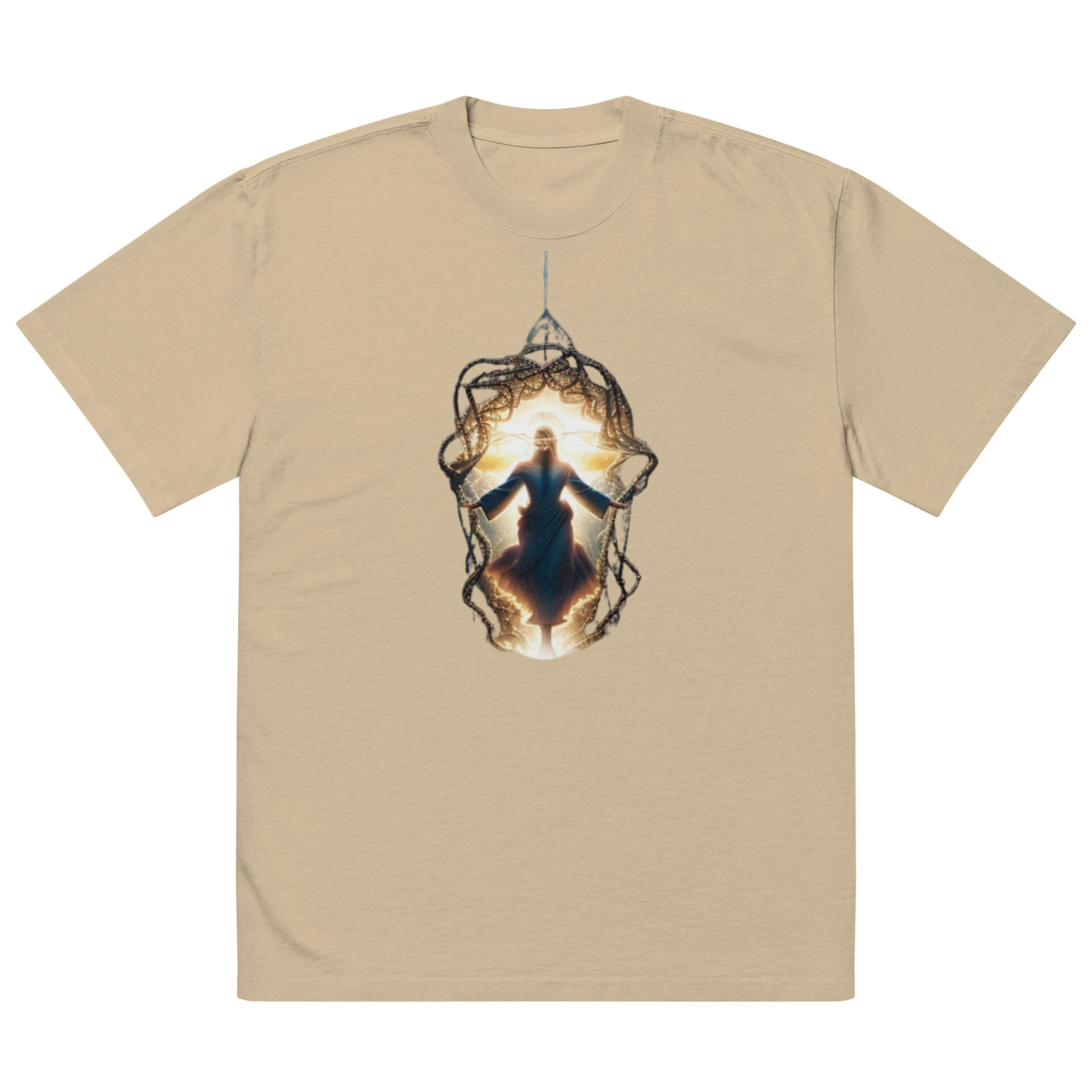Oversized faded t-shirt 2 Oversized faded t-shirt - Image 2