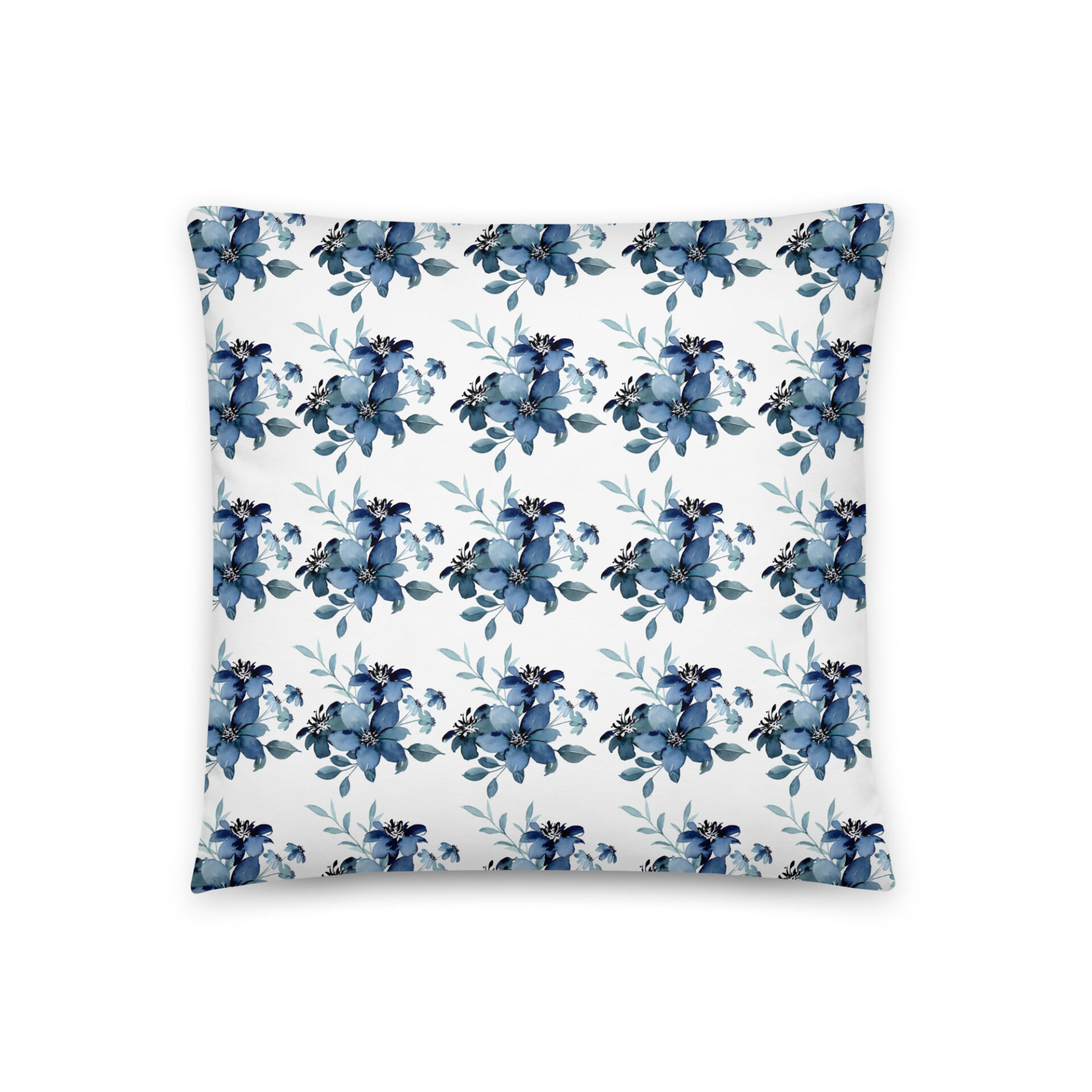 Pillow with blue-purple design 4 Pillow with blue-purple design - Image 4