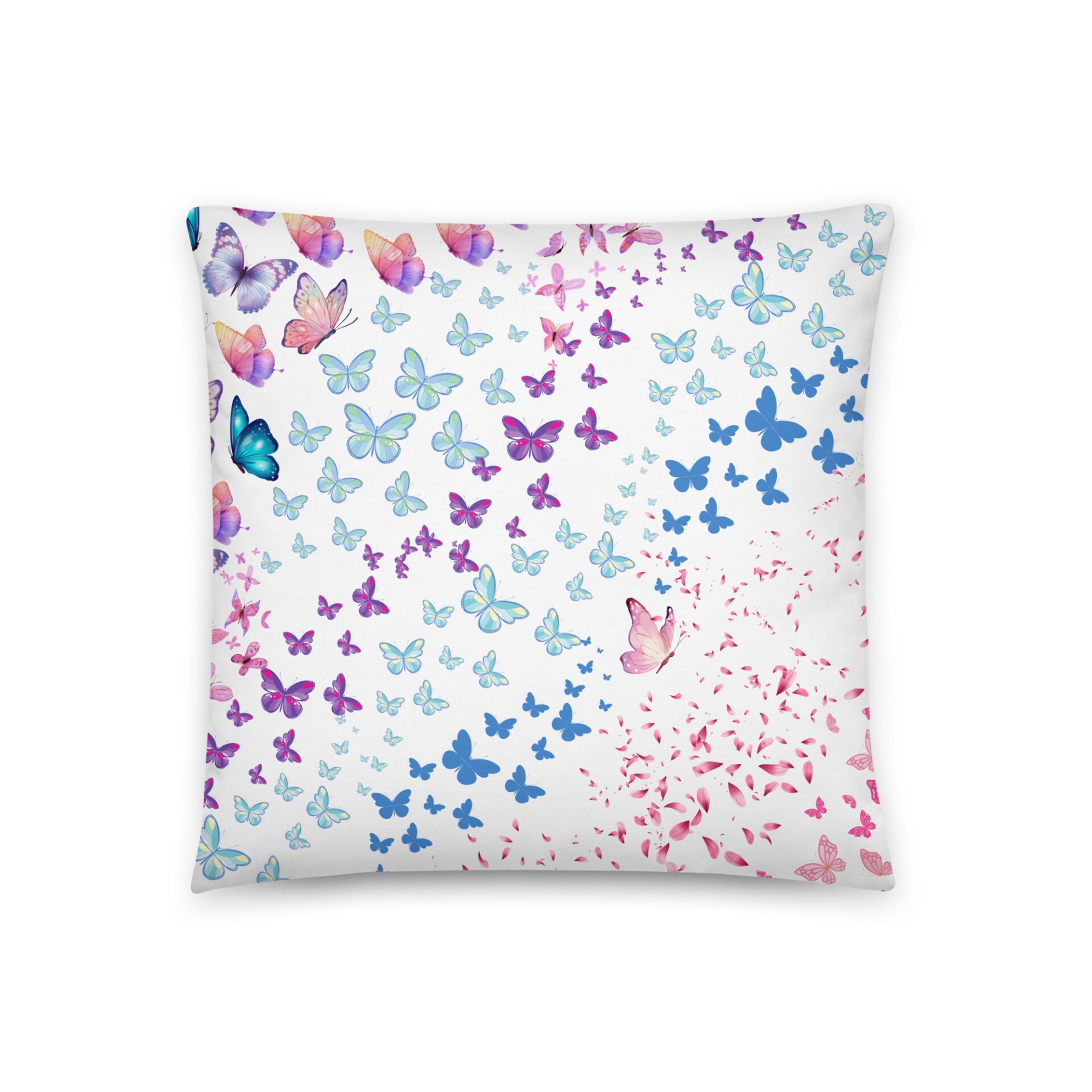 Pillow with butterfly art 2 Pillow with butterfly art - Image 2