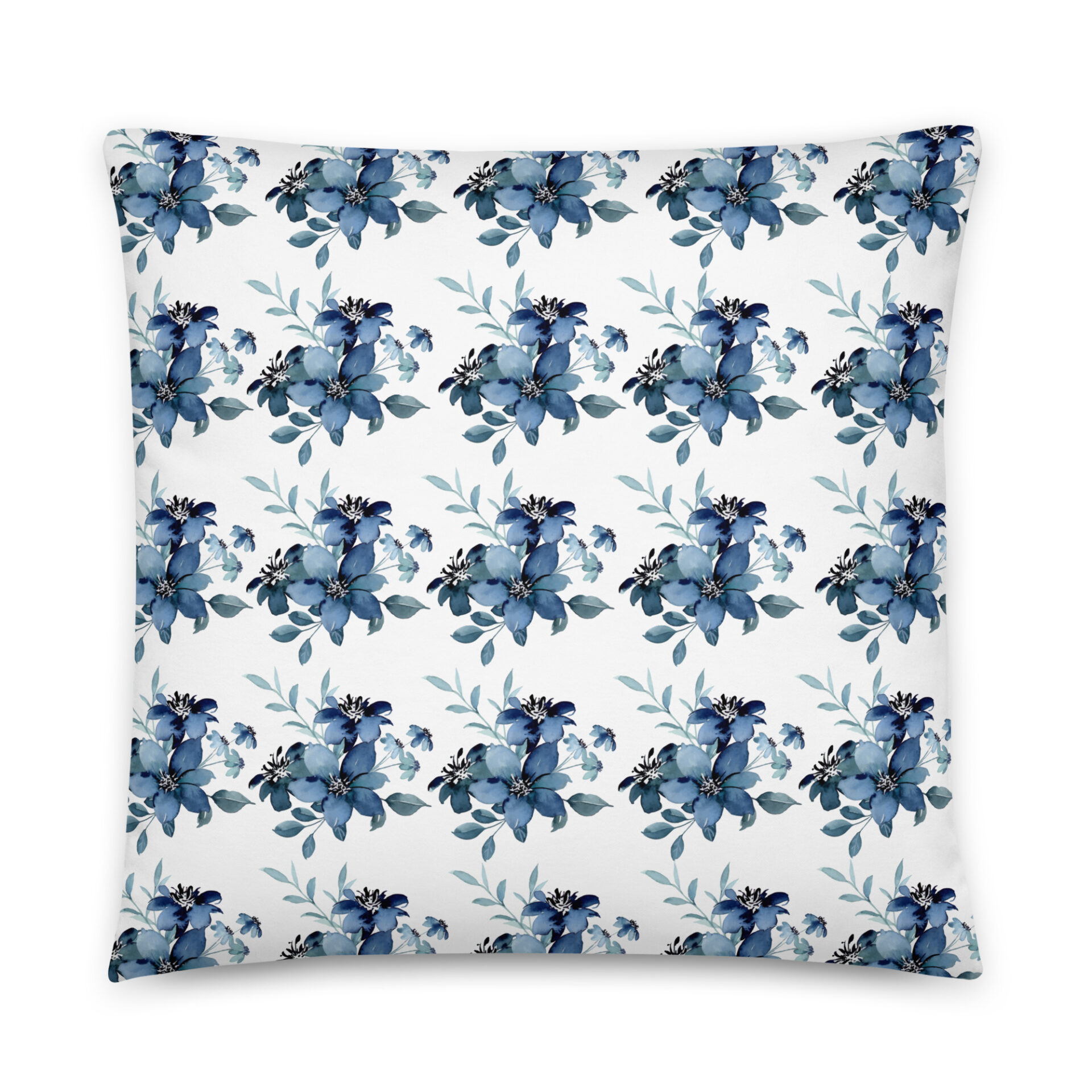 Pillow with blue-purple design 2 Pillow with blue-purple design - Image 2