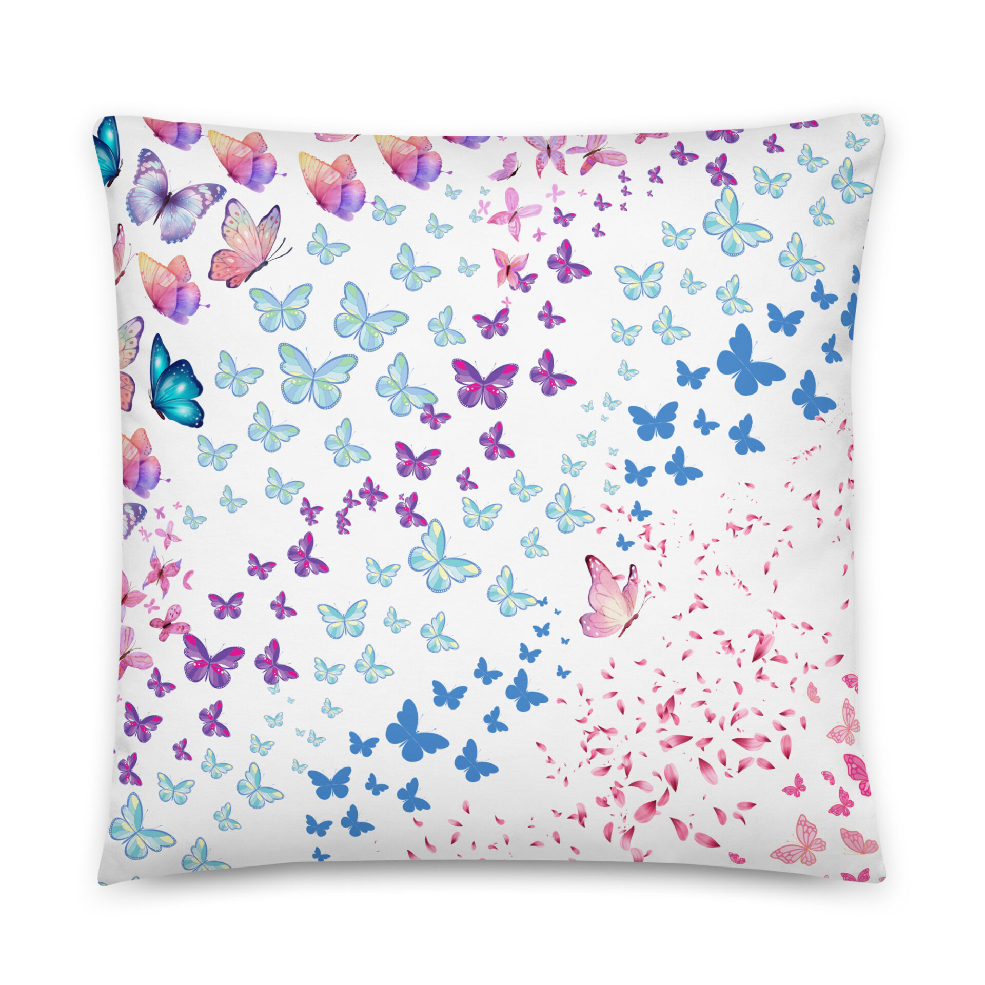 Pillow with butterfly art 4 Pillow with butterfly art - Image 4