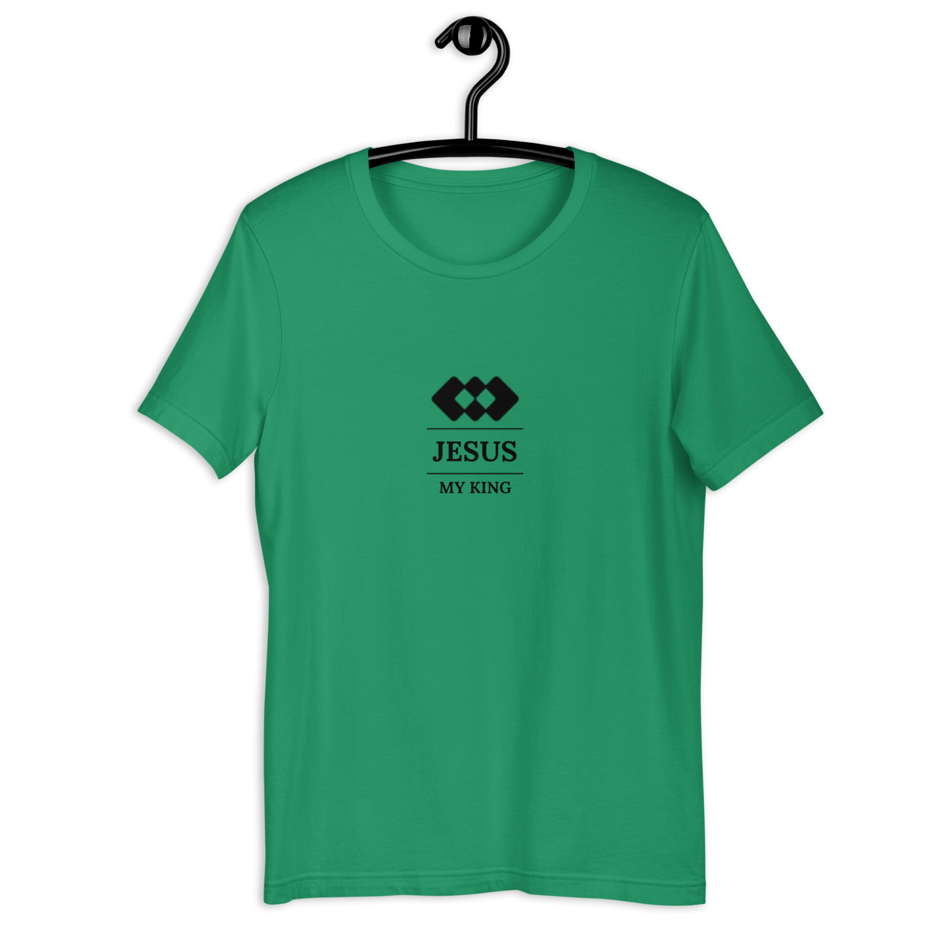 Unisex t-shirt with a Jesus my King triangle logo 4 Unisex t-shirt with a Jesus my King triangle logo - Image 4