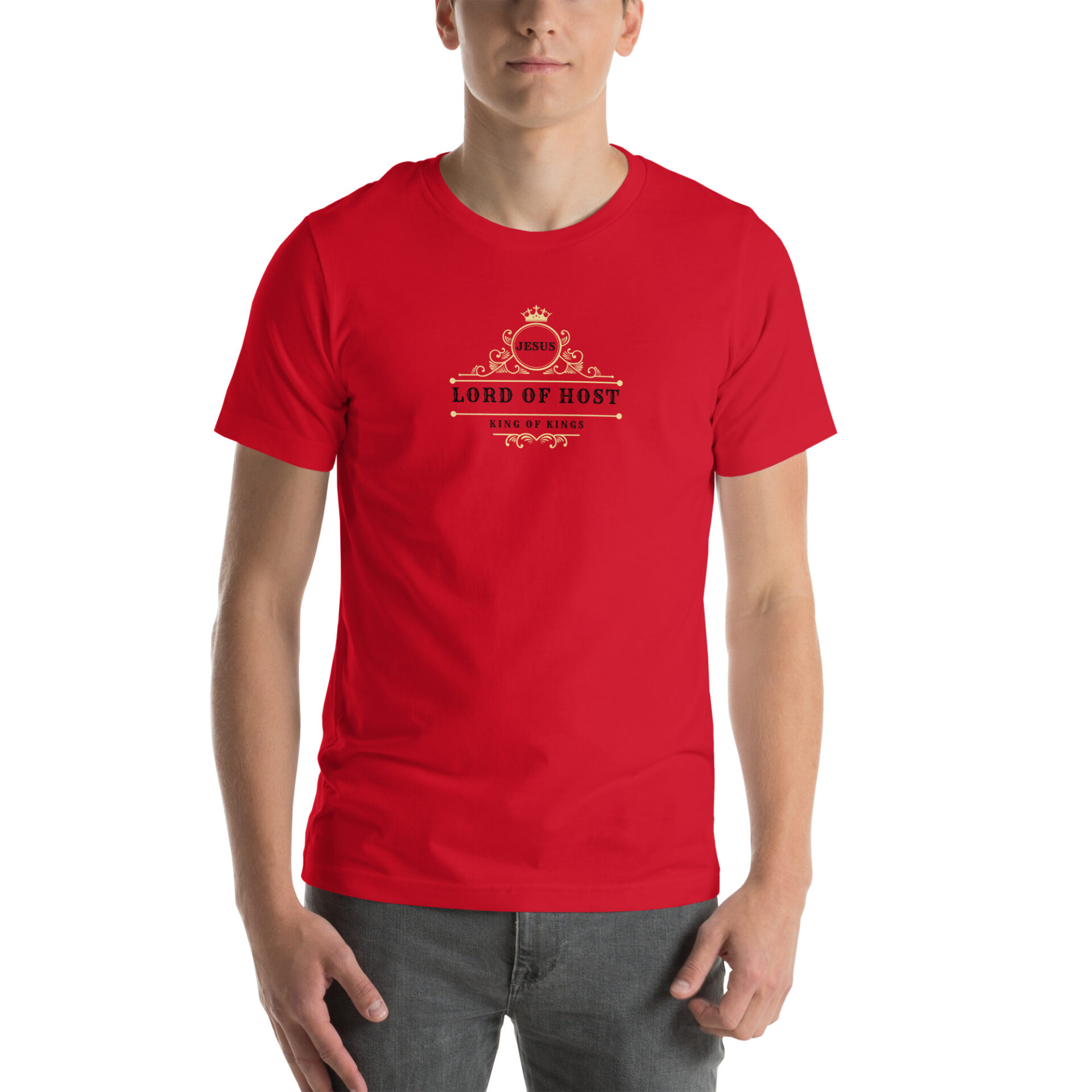 Unisex t-shirt with a Lord of Host logo 1 Unisex t-shirt with a Lord of Host logo